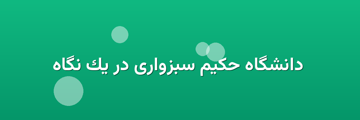  دانشگاه حکیم سبزواری در یک نگاه
