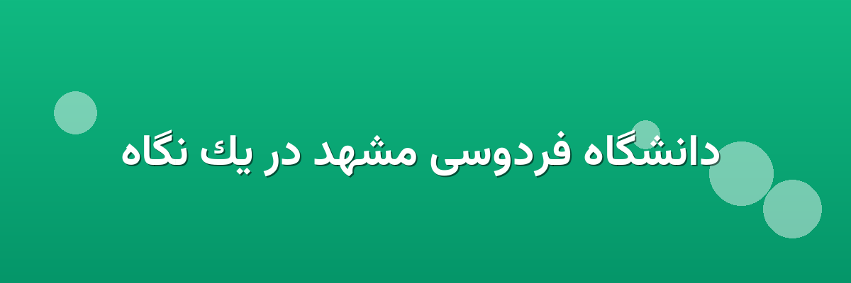  دانشگاه فردوسی مشهد در یک نگاه