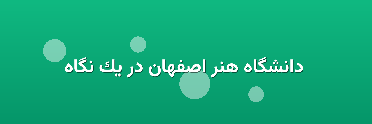  دانشگاه هنر اصفهان در یک نگاه