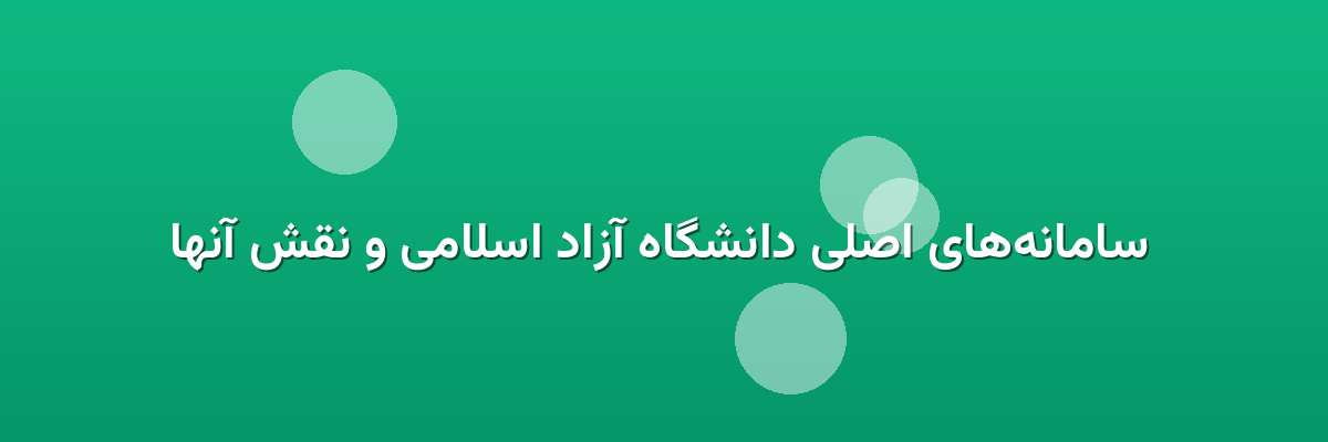  سامانه‌های اصلی دانشگاه آزاد اسلامی و نقش آنها