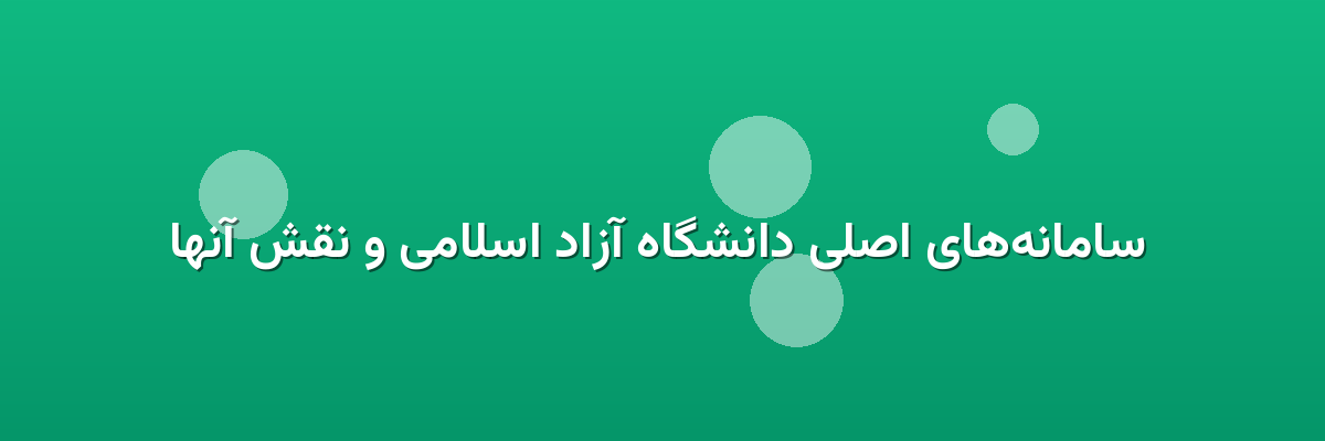  سامانه‌های اصلی دانشگاه آزاد اسلامی و نقش آنها