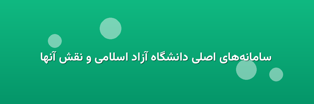  سامانه‌های اصلی دانشگاه آزاد اسلامی و نقش آنها